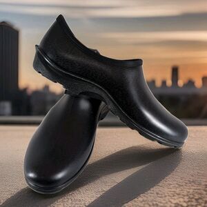 Sloggers Men’s 12 Low Top Black Waterproof Clog Slip-On Rain Garden Shoes USA